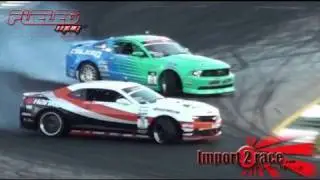 Camaro SS vs Mustang Drifting @ Road Atlanta 2010