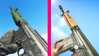 Call of Duty Modern Warfare vs Black Ops Weapons Comparison
