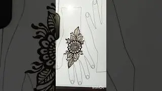 Latest 😍back hand mehendi✍️ design|| #simple #easy #beautifull #backhand #mehendi #design||