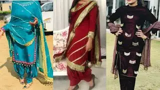 Lace Design On Salwar Suit 2019// Punjabi Dresses Design Collection