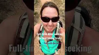 Full-time RV traveling hiking and biking. #rvnomad #rvtravel #solofemaletraveler #shorts #rvliving