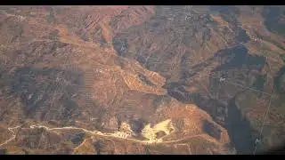 Aerial View On Marble Quarry In Turkey. Open Cast Mine Pit With White Marble. Turkey Is Largest
