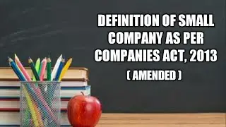 What is a small company | Amended definition of small company