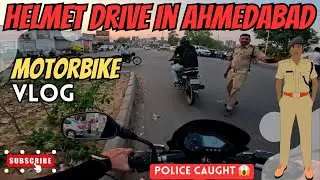 AHMEDABAD TRAFFIC SAFETY | HELMET DRIVE | REACTION VIDEO | MOTO VLOG | 2025 | GOPRO12 | VRINK VLOGS