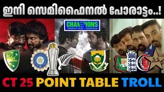 സെമി ആവേശം💥| Champions Trophy 2025 Troll | CT 2025 Point Table Troll| India Vs Ausis| ABHISHEK MOHAN