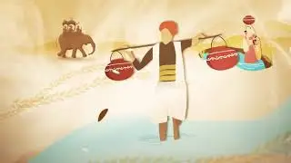 Basmati rice Animated ads video