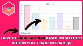 How to Highlight Bar Based on Selected Vote in Poll Chart in Chart JS