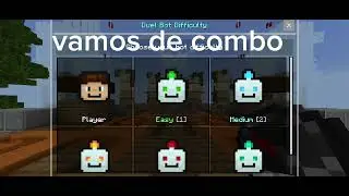 Treino de PvP no mine bedrock