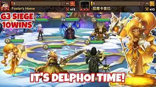 G3 Siege! (SymphoniC) v Foster's Home v -惡魔卡普拉- Time to use all my Delphoi - Summoners War