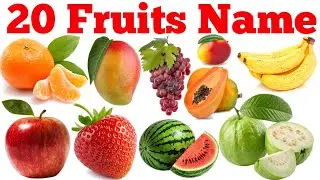 220 Fruits Name Part 2 🍇 फलों के नाम | Learn English & Hindi