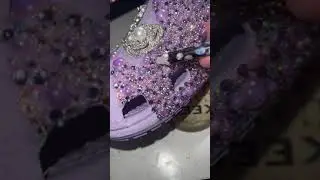 Purple Crocs DIY