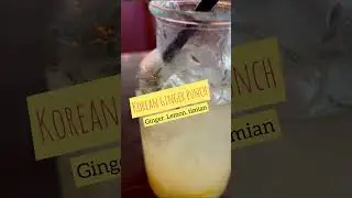 Korean ginger punch! #gingerdrink #ginger #punch -#cocktails #summerdrink