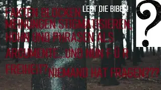 Bibelfakten Blocken & Stigmatisieren, Dann F&Uuml;R Freiheit Sein? Christenverfolgung