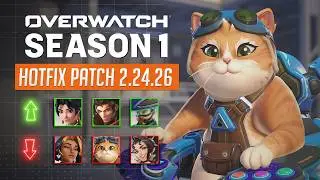They nerfed Jetpack Cat's DPS significantly! | Overwatch Hotfix Patch 2.24.26