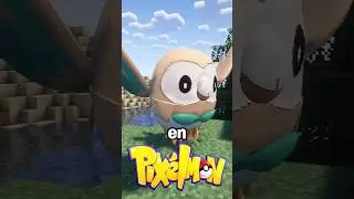 C&oacute;mo CONSEGUIR a ROWLET en MINECRAFT PIXELMON #pixelmon #rowlet #minecraft #pokemon
