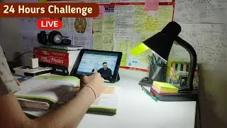 24 Hour's Study Challenge 2.0 🔴 | 📚STUDY WITH ME LIVE 🎥 | NEET 2026 Aspirants #neet2026