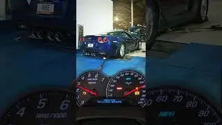 ⚠️ Strapped on the rollers: AWE Touring Edition Axleback Exhaust & AWE X-pipe for C6 Corvette Z06