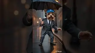 Yorkie Gene Kelly - Sing in the rain
