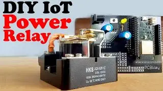 IoT Power Relay, IoT Relay, ESP32 relay, Wifi Relay, Bluetooth Relay, 12V 100A SPDT Relay