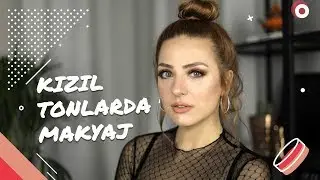 Kızıl Tonlarda Çilli Makyaj + 3 Kişiye UD Naked Heat Palet HEDİYE