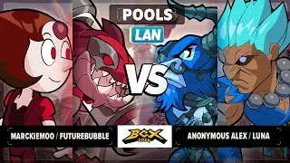 Marckiemoo & Futurebubble vs Anonymous Alex & Luna - Pools - Brawlhalla World Championship 2024
