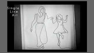 Single Line Art..  | One Line Drawing Sketch @drawing_143_art 