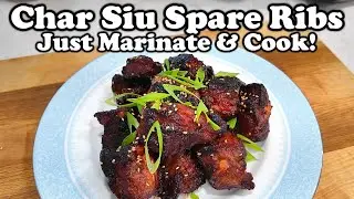 Extremely Easy Char Siu Spare Ribs: Just Marinate & Bake!