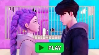 RUMI & JINU PRISON RUN! Obby roblox! Gameplay Walkthrough No Death 