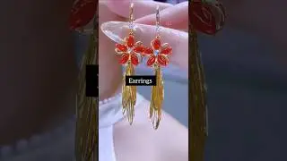 Beautiful Insect 🌺 Earrings 😍 #jewelry #shorts