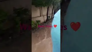 Aftereffects of rain | water flow in speed #youtube #rainlover #rainymood #reels