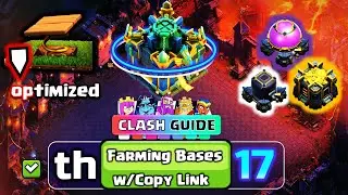 COC! TH17 FARMING BASE 2025 with COPY LINK + ANTI DARK ELIXIR, Gold and Elixir
