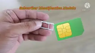 Sim card (Subscriber identification module)