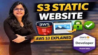Объяснение работы статического хостинга веб-сайтов Amazon S3 | Руководство по подготовке к экзаме...