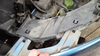 Vw Polo 2011 - 2018 front bumper removal. Headlight removal/replacement.