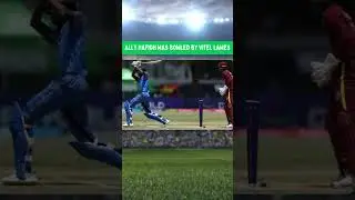 Ally Hafidh was bowled by Vitel Lawes
