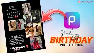 Customize Birthday Calendar 📅 Photo Editing || Birthday Frame Photo Editing || Rc editing club 🔥
