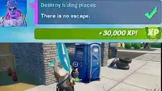Destroy hiding places  - Fortnite