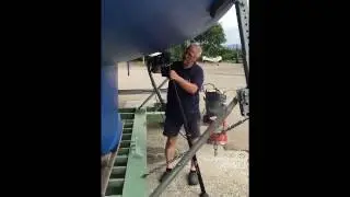 einfachschleifen Boot schleifen Segelboot Unterwasserschiff schleifen Teil 2