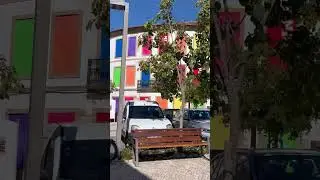 Umbrella city in Portugal 🇵🇹 #&aacute;gueda #portugal #shorts