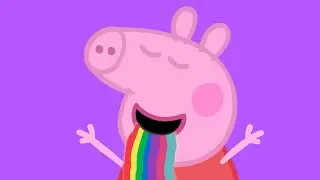 Peppa's Rainbow Tongue! 🌈 🐽 Peppa Pig Full Episodes