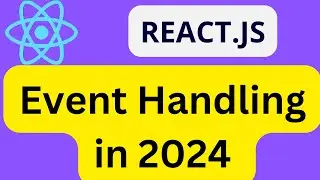 How do you handle events in React components 2024? |  In Functional Components  #reactjs  #infysky