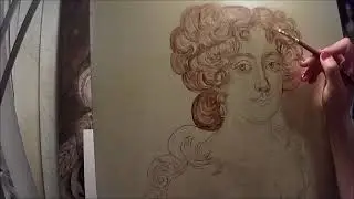 Step by step demonstration / Step 2 / Umber underlayer