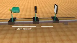 Experiment 10 : Determination of Power of Convex Lens (3D animation)