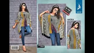 Matrix Kaya Fancy Tops Reyon Tie-Up Top Regular Wear Manufacturer Wholesaler Ahmedabad Surat
