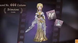Identity V | Geisha New Skin &ldquo;Brimstone&rdquo; Is Like An S Tier Too! The Quality Is Amazing!