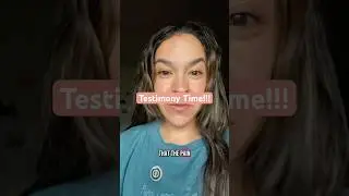 Testimony 💕 #jesus #testimony #prayer #bible #christian #christ #healing #spiritual -#shorts #short
