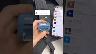Record up to 15 seconds! 🤗 #retro #keychain #radio #headlock