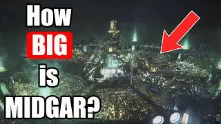 FF7 Remake - How Big is Midgar?