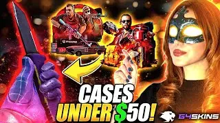 G4SKINS OPENED CASES UNDER $50 !! ?! | G4skins Promo Code 2025 | G4skins Case Opening
