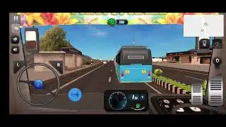 Realistic Bus Driving on Highway Road
